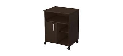 Slickblue Contemporary Printer Stand Cart with Storage Shelves