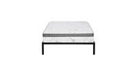 Slickblue Steel Metal Platform Bed Frame with Wood Slats