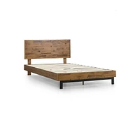 Slickblue FarmHome Low Profile Pine Slatted Platform Bed