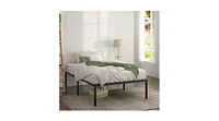 Slickblue High Metal Platform Bed Frame with Under-bed Storage Space