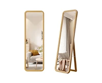Vlsrka Wooden full-length mirror, floor standing or wall-mounted.
