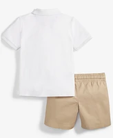 Epic Threads Toddler Boys Baseball Polo & Shorts Set, Exclusively at Macy's