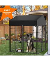 Bingopaw High Dog Cage Outdoor Dog Kennels Playpen Crate Waterproof Sun Shadow Cover