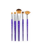 Royal & Langnickel Moderna 5pc Oval Mop Variety Brush Set for All Painting Mediums