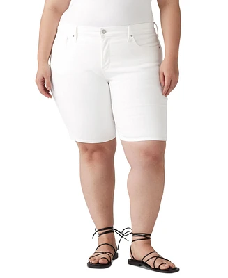 Levi's Plus Mid-Rise Shaping Bermuda Shorts