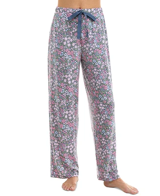 Roudelain Women's Printed Drawstring Pajama Pants