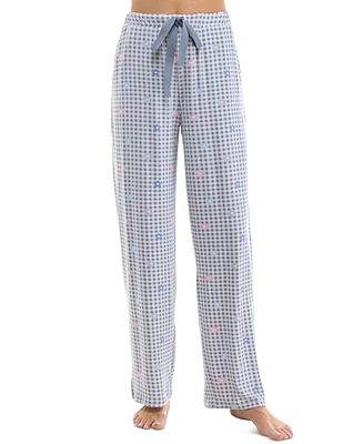 Roudelain Women's Printed Drawstring Pajama Pants