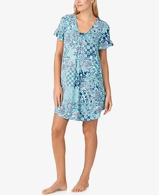 Ellen Tracy Women's Short Sleeve Chemise