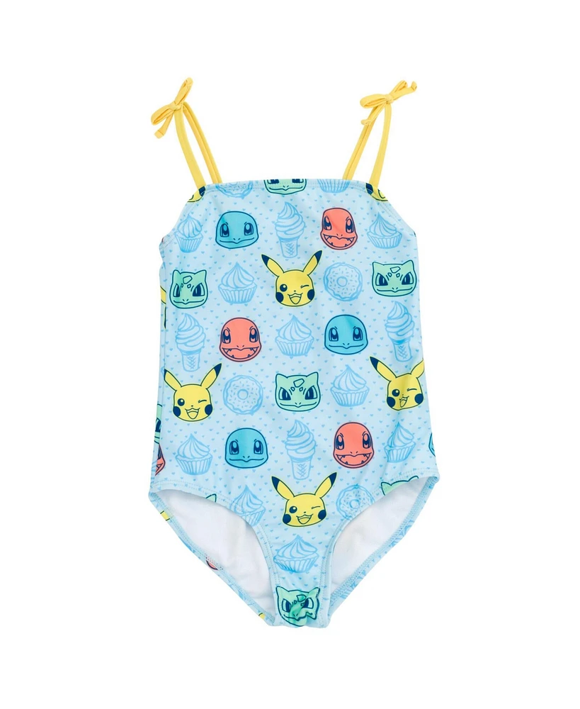 Pokemon Girls Upf 50+ One Piece Bathing Suit to