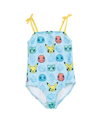 Pokemon Girls Upf 50+ One Piece Bathing Suit to