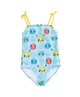 Pokemon Girls Upf 50+ One Piece Bathing Suit to