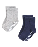 Hudson Baby Boys Cotton Rich Newborn and Terry Socks