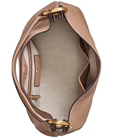 Donna Karan New York Glenwood Leather Shoulder with Tassel Detail