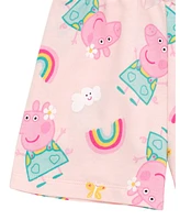 Peppa Pig Toddler Girls French Terry Sleeveless Romper