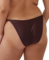 Cotton On Women's Side-Tie Brazilian Bikini Bottoms