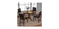 Slickblue Solid Wood Round 40-inch Kitchen Dining Table with Legs and Top