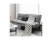 Slickblue Modern Mid-Century Sleeper Sofa Bed - Convertible Couch for Small Spaces