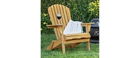 Slickblue All-Weather Adirondack Large Foldable Chair for Outdoor Comfort