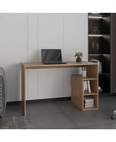 Benson Desk, 3 Shelves, Light Pine