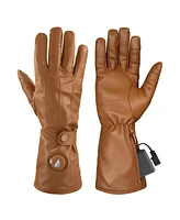 ActionHeat 5V Battery Heated Leather Dress Glove - Women's Tan Xs