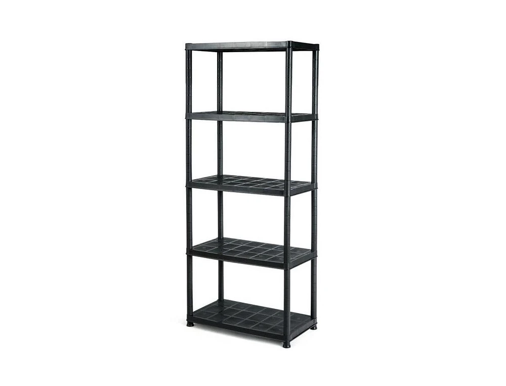 Slickblue 5-Tier Heavy Duty Shelving Unit Bookcase for Kitchen Storage and Organization