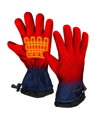 ActionHeat Men's Aa Battery Heated Fleece Gloves - Unisex - Navy - One Size