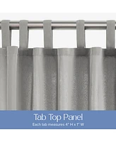Awesome Home Outdoor Cabana Solid Uv Protected Privacy Tab Top Curtain Panel