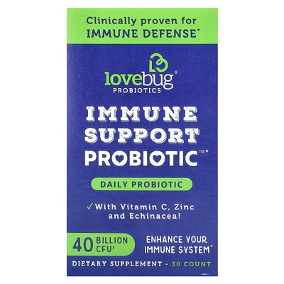 LoveBug Probiotics Immune Support Probiotic Daily Probiotic 40 Billion Cfu
