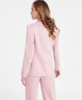 Bar Iii Women's Satin One-Button Blazer, Exclusively at Macy's