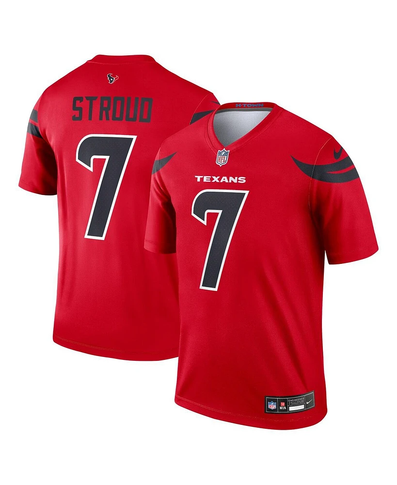 Nike Men's C.j. Stroud Red Houston Texans Alternate Legend Player Performance Top