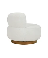 Homelegance 35" White Label Lyman Swivel Chair