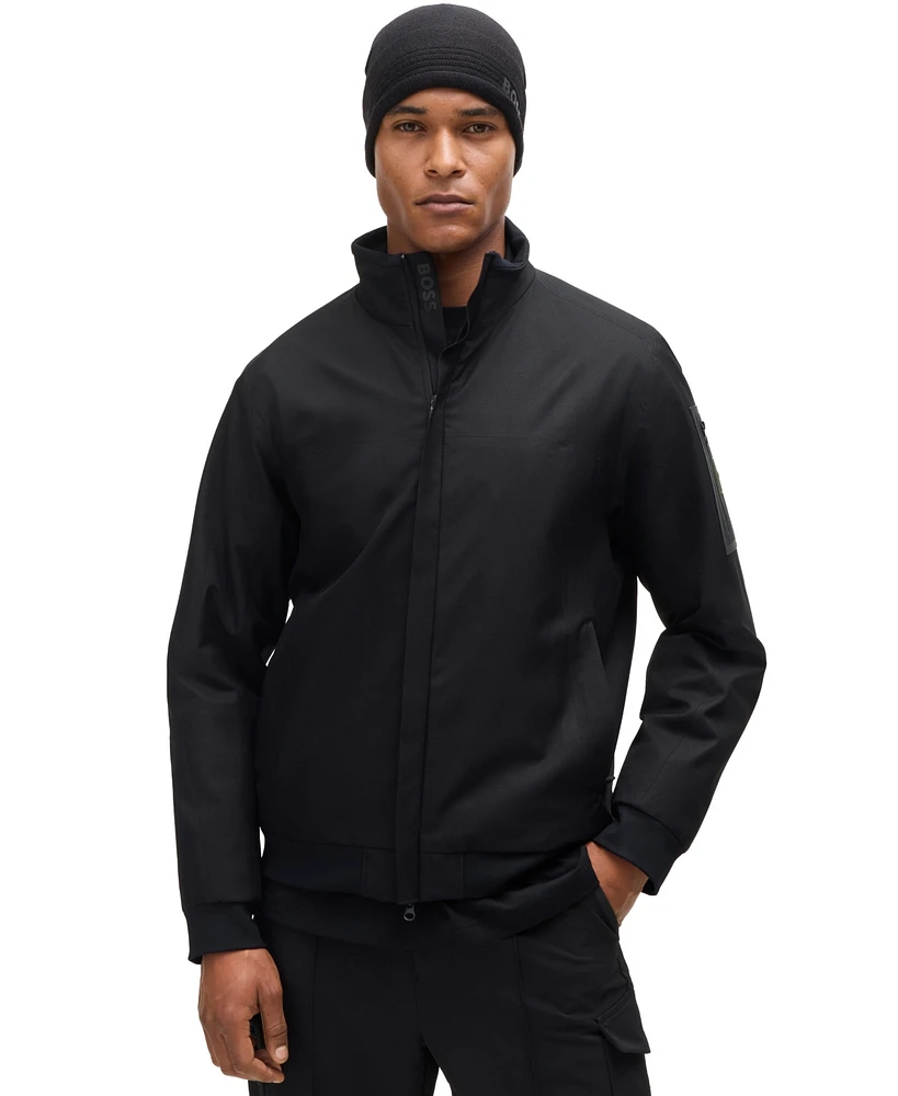 Boss by Hugo Men's Water-Repellent Bomber Jacket