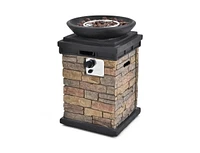 Slickblue Outdoor Fire Pit Patio Heater - Stylish and Functional Backyard Heating Solution