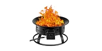 Slickblue Portable Outdoor Propane Fire Pit - Compact and Stylish Patio Heating Solution