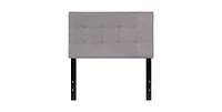 Slickblue Modern Fabric Upholstered Panel Headboard for Stylish Bedroom Decor