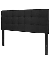 Slickblue Modern Box-Stitch Fabric Upholstered Headboard