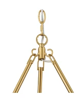 Possini Euro Design Carrine 31 1/2" Modern Floral Pendant Chandelier Ceiling Light Fixture Dining Room Over Table Kitchen Island Foyer Flower Hanging