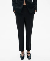 Mango Women's Straight Suit Pants