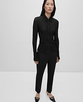 Mango Women's Wool Suit Pants