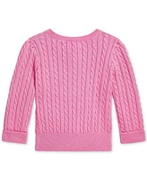 Polo Ralph Lauren Baby Girls Cotton Cable-Knit Cardigan