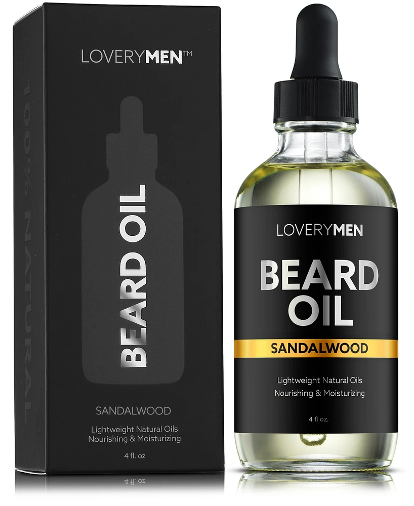 Lovery LoveryMen Sandalwood Beard Oil, 4 oz.