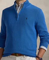 Polo Ralph Lauren Men's Big & Tall Cotton Quarter-Zip Sweater