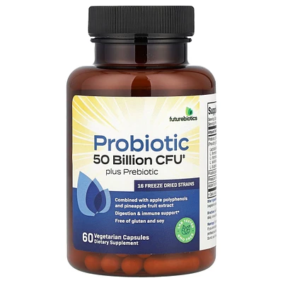 Futurebiotics Probiotic Plus Prebiotic 50 Billion Cfu