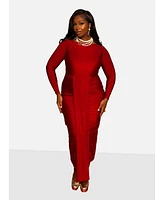 Rebdolls Women's Nia Bodycon Maxi Dress