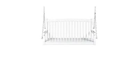 Slickblue Acacia Wooden Curved Back Hanging Porch Swing Bench with Mounting Chains