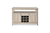 Slickblue Buffet Server 9 Bottle Wine Cabinet Console