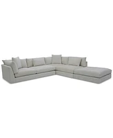 Merten 3-Pc. Fabric Sectional Sofa, Exclusively at Macys