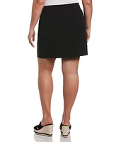 Rafaella Plus Modern Fit Wrap Skirt