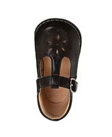 Josmo Infant Slip-Resistant Flat T-Strap Shoes