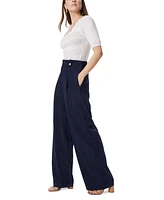 Sam Edelman Women's Lorelai Pleated Wide-Leg Trousers